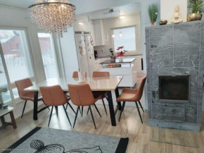 Spacious Modern House 10 km from airport, sauna